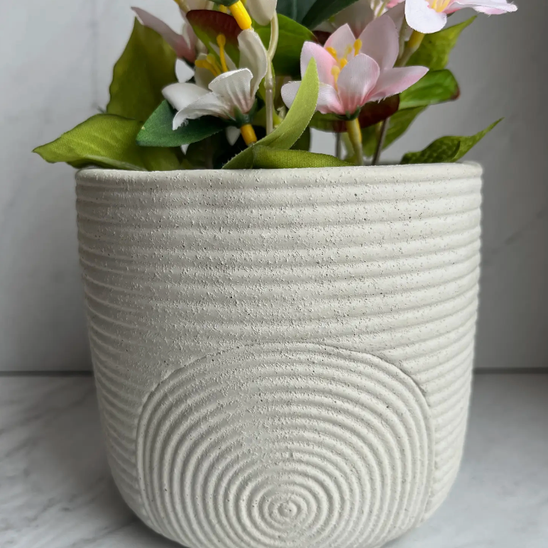 Boho Concrete Planter